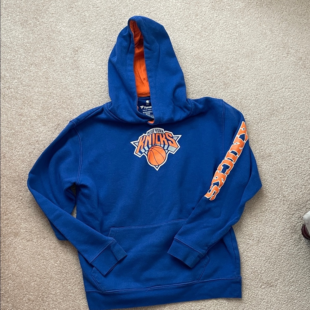 Fanatics Blue and Orange Hoodie